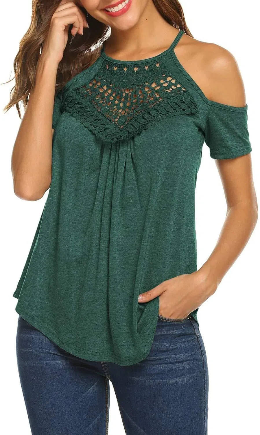 Футболка, летняя, женская, Beach Summer Tops, серый — фото 4