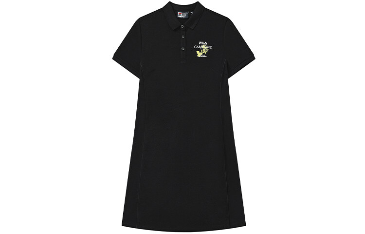 

FILA Женские шорты-платье с рукавами, цвет Black