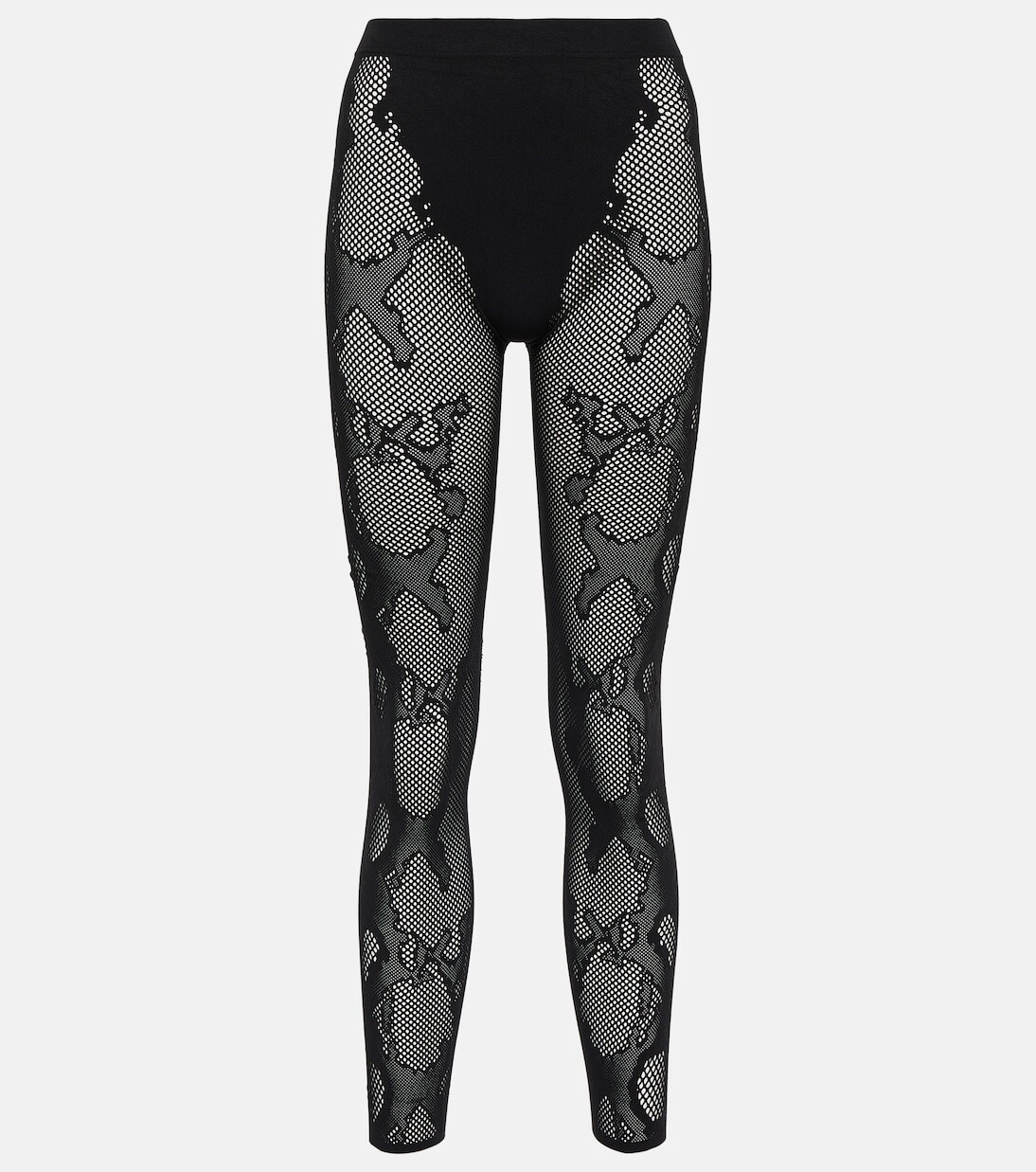 

Леггинсы cobra в сеточку Dion Lee, черный