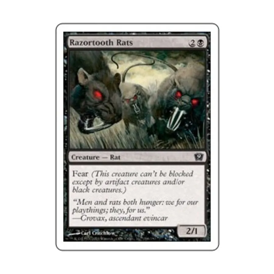 

CCG Острозубые крысы (С), MTG - 9th Edition