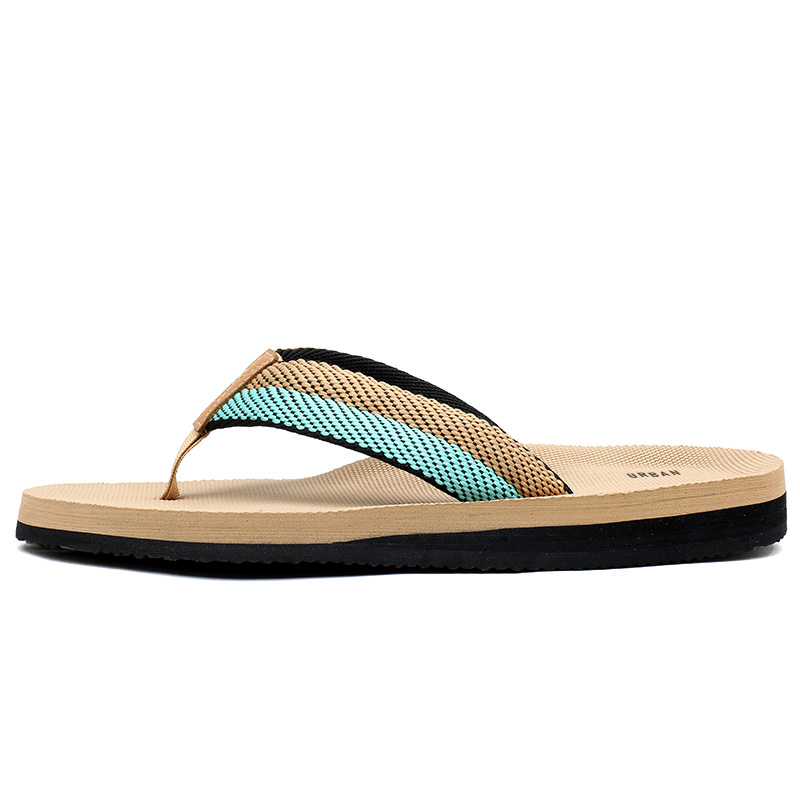 

URBAN AUTHENTIC Мужские шлепанцы бежевые, цвет Beige