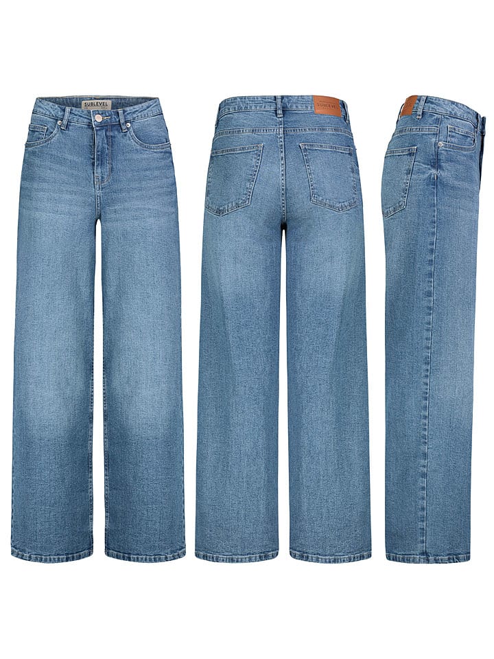 

Джинсы - Комфортный крой - синего цвета Sublevel