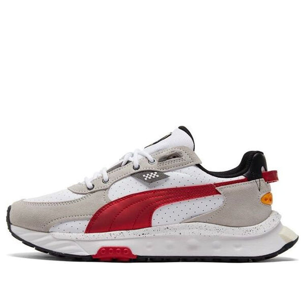 

Кроссовки scuderia ferrari x wild rider 'white rosso corsa' Puma, белый
