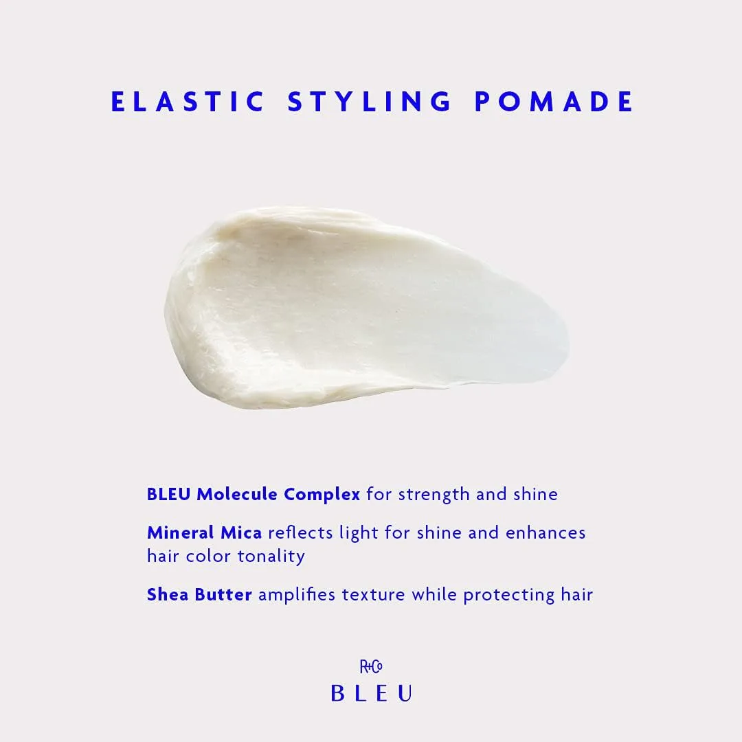 R+Co BLEU Elastic Styling Pomade для текстуры и объема, гибкая фиксация для коротких и длинных волос, 48 г — фото 3