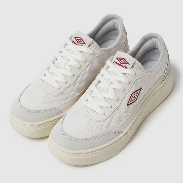 Мужские низкие сникеры Melli Platform айвори от Umbro — фото 4