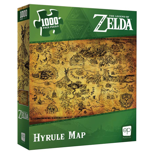 

Пазлы Zelda Hyrule Map 1000-Piece Puzzle
