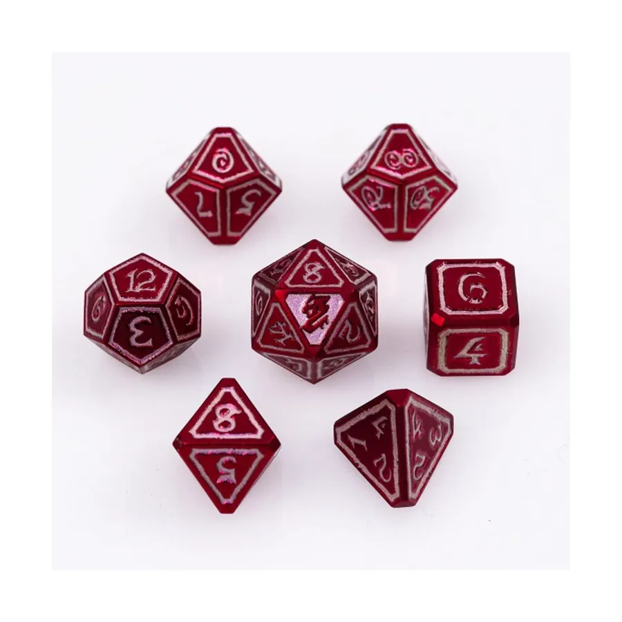 

Полигональный набор Гильдии магов — Воплощение (7), Metal Poly Dice Sets (Die Hard Dice)