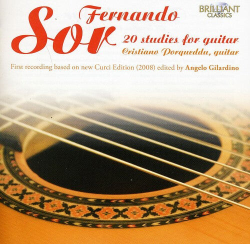 

CD диск Sor / Cristiano Porqueddu: 20 Studies for Guitar