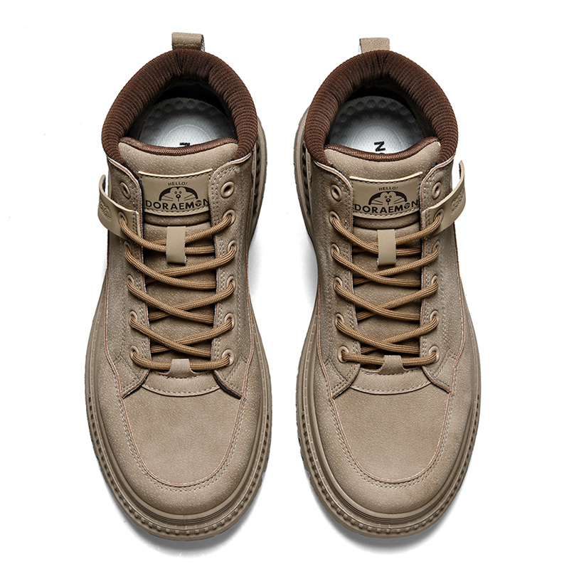 Doraemon Дораэмон Короткие мартинсы мужские хаки коричневый, цвет Khaki Brown — фото 4