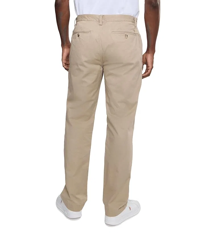 Брюки чинос классические Stretch Classic Fit Polo Ralph Lauren, Khaki Tan — фото 4