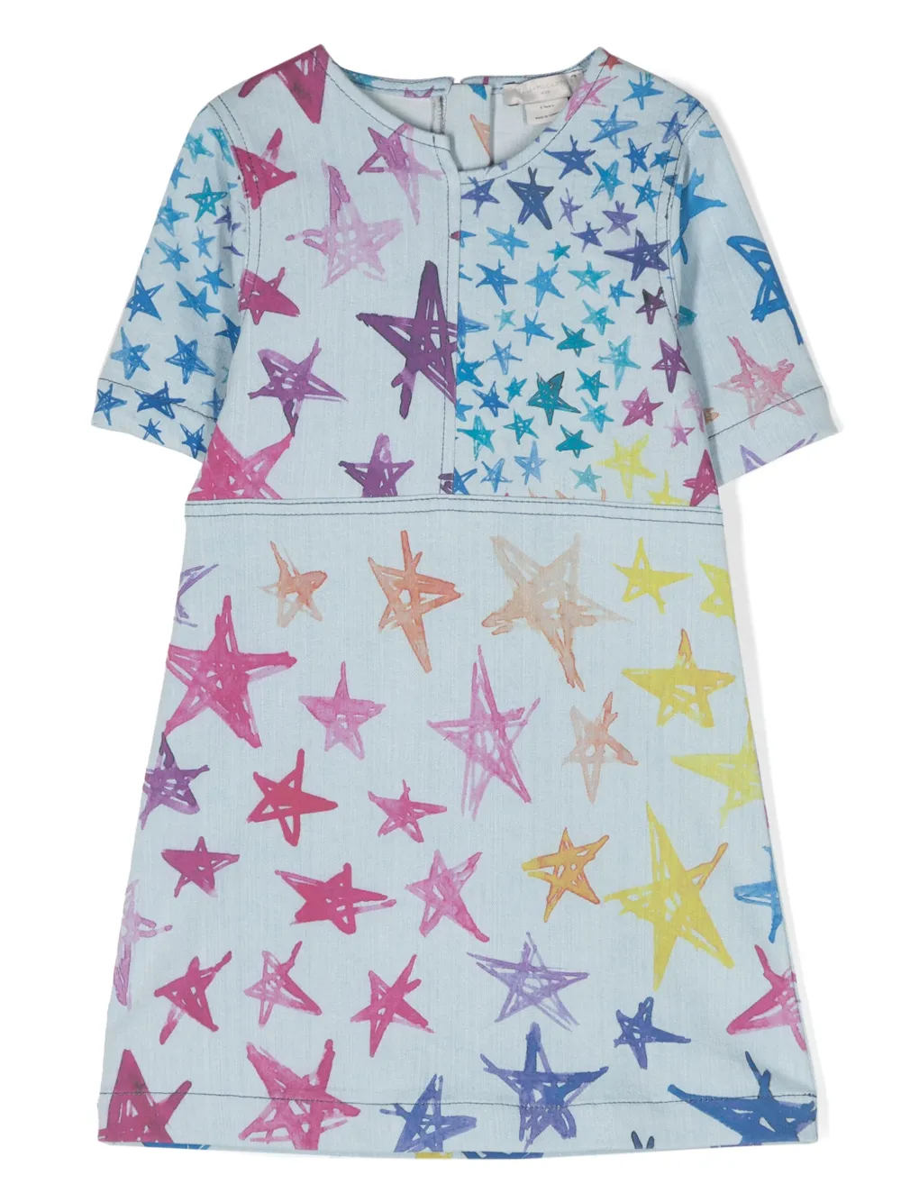 

Платье с принтом Stella McCartney Kids, синий