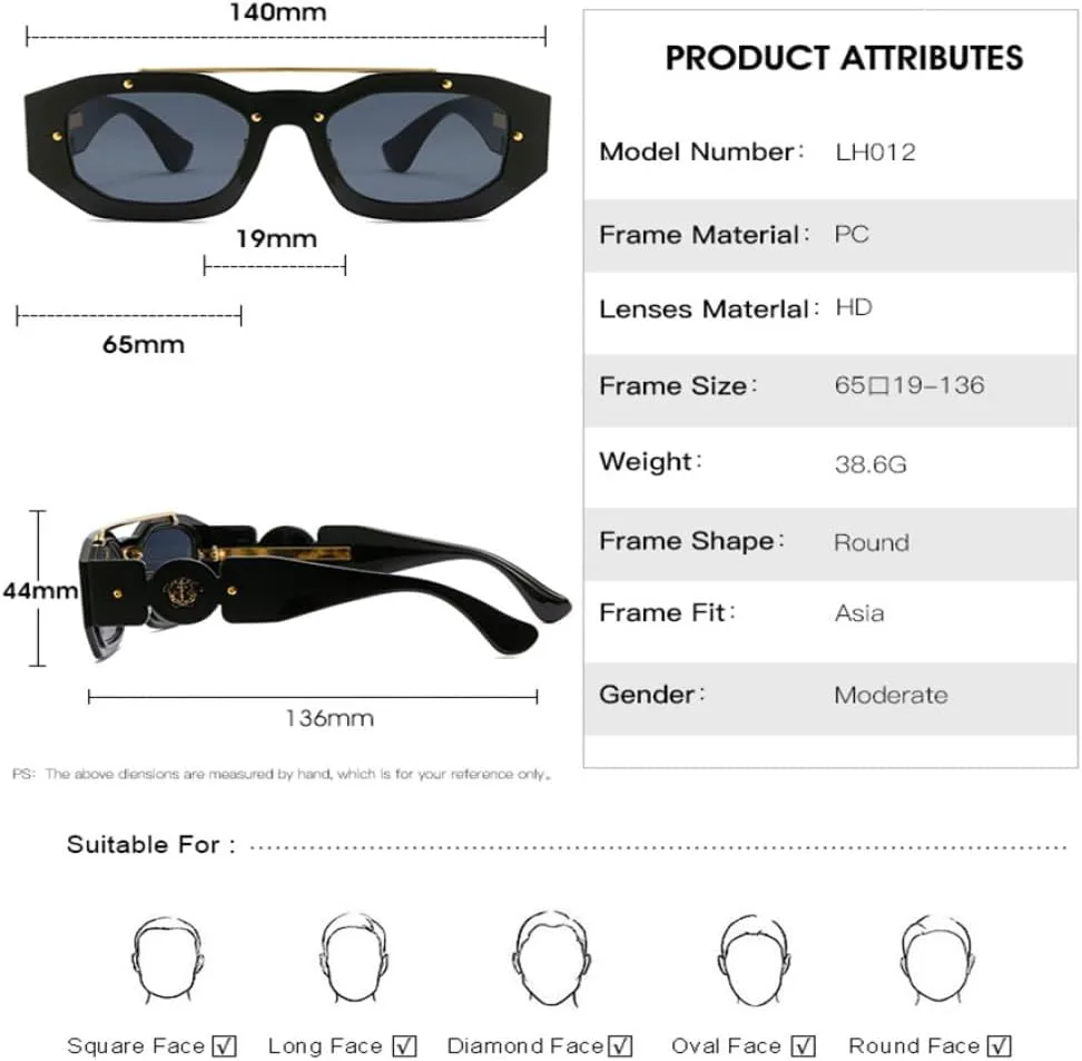 

Модные панк-солнцезащитные очки 2027 года для мужчин, винтажные декоративные многоугольные очки для женщин, уникальные солнцезащитные очки MTZJH, Champagne