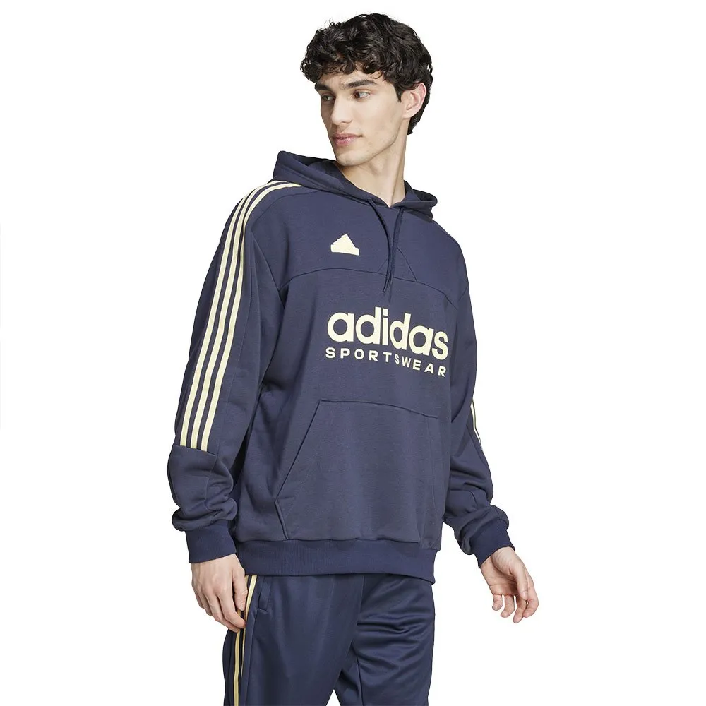 Худи adidas House Of Tiro FT, синий — фото 4