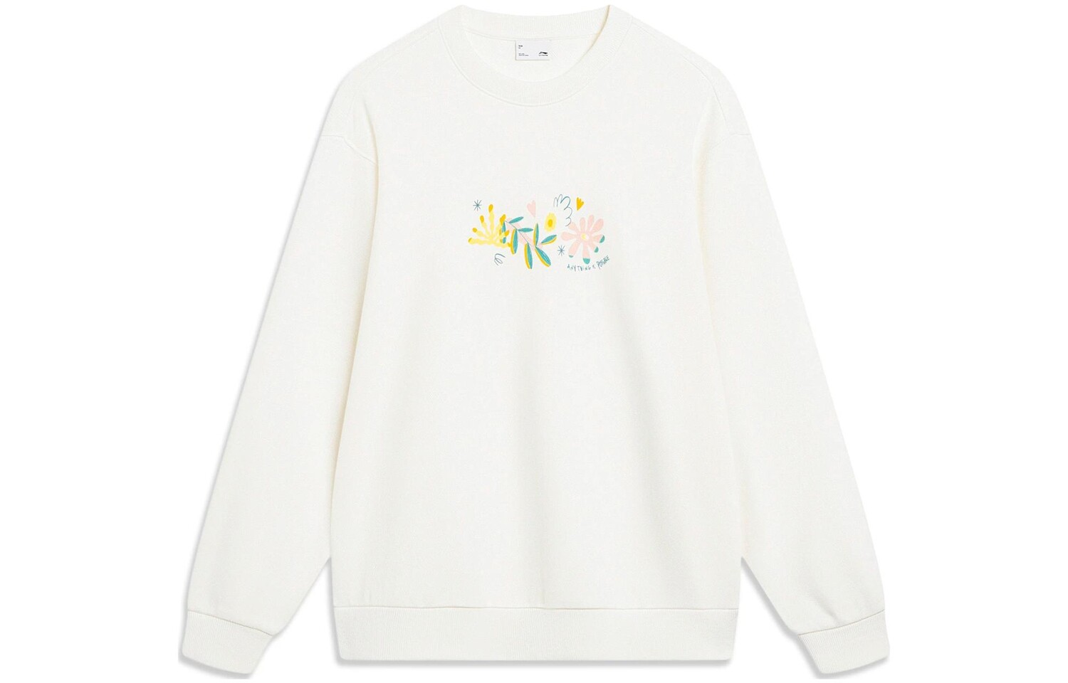 

Женская толстовка из коллекции Sports Life, молочно-белая Lining