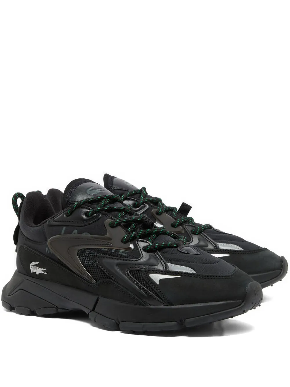 

Кроссовки Neo Tech на шнуровке Lacoste, черный