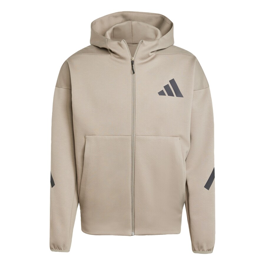 

Спортивная толстовка с капюшоном на молнии ADIDAS SPORTSWEAR Z.N.E., бежевый