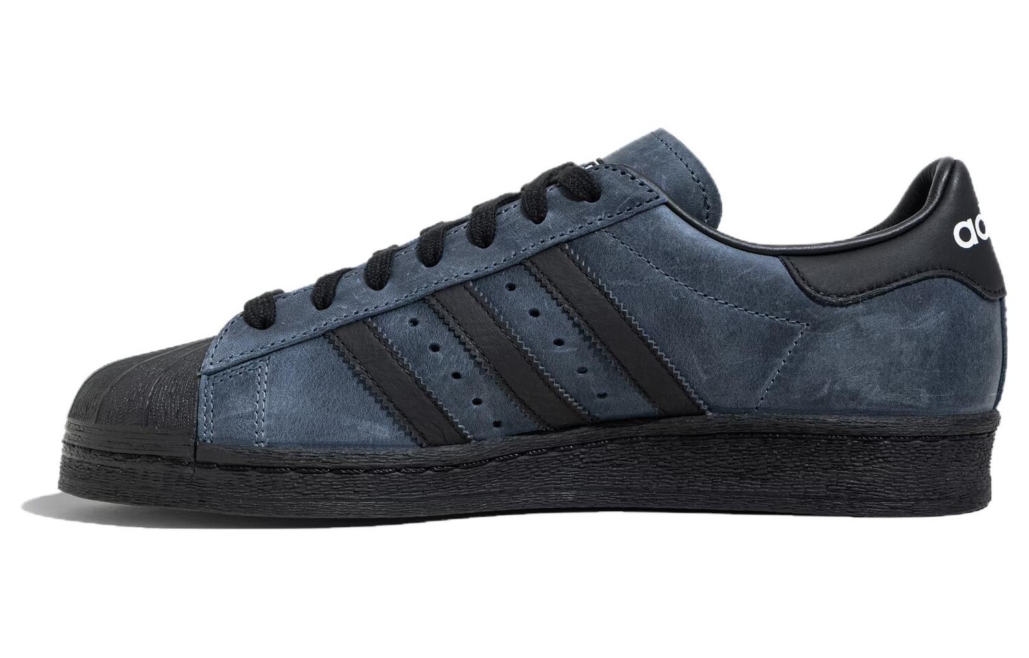 Adidas originals Superstar Обувь для скейтбординга унисекс, Black/Blue