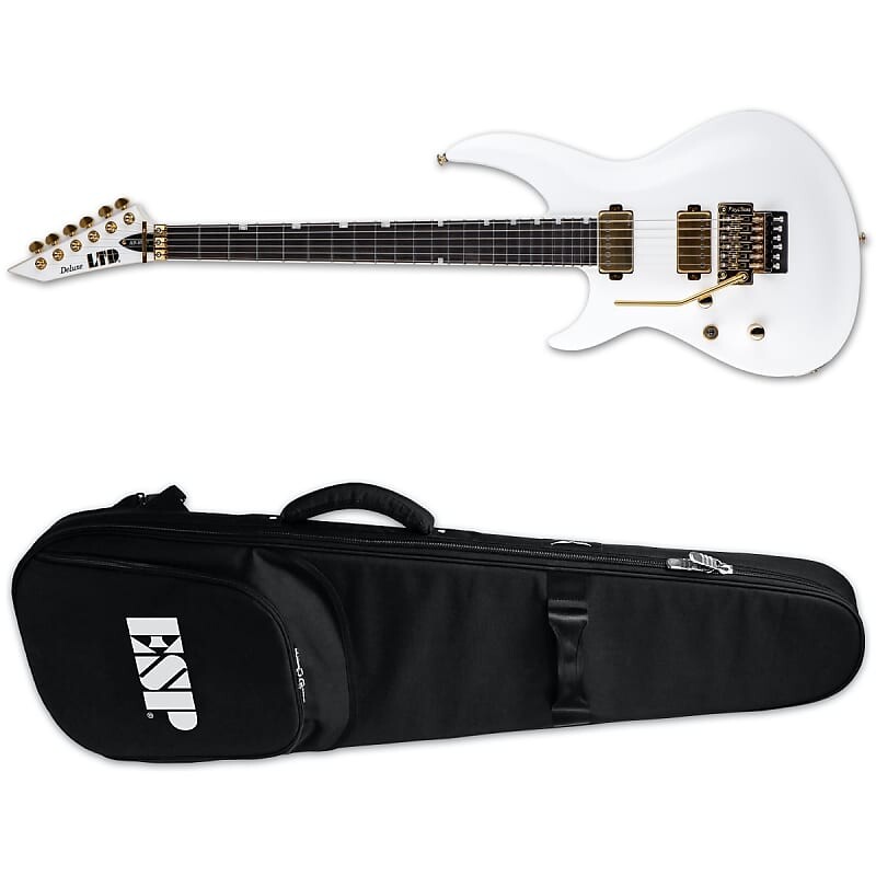 

Электрогитара ESP LTD H3-1000FR LH Left-Handed Electric Guitar Snow White + ESP Gig Bag BRAND NEW H31000FR