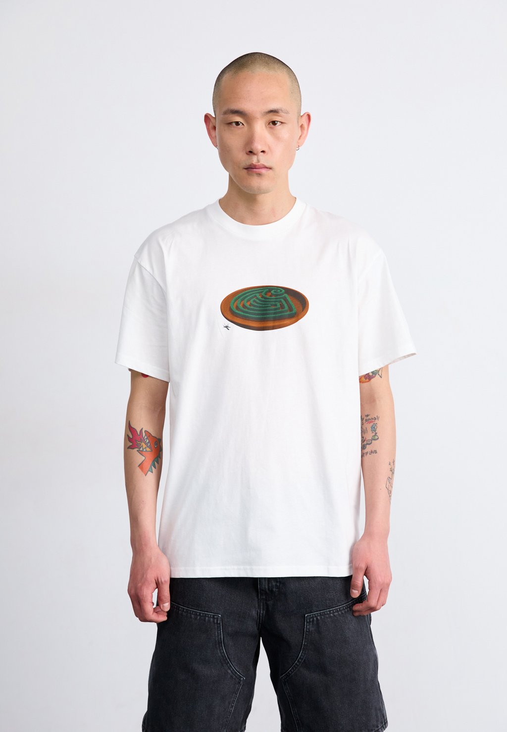 

Футболка с принтом SPIRAL Carhartt WIP, белый
