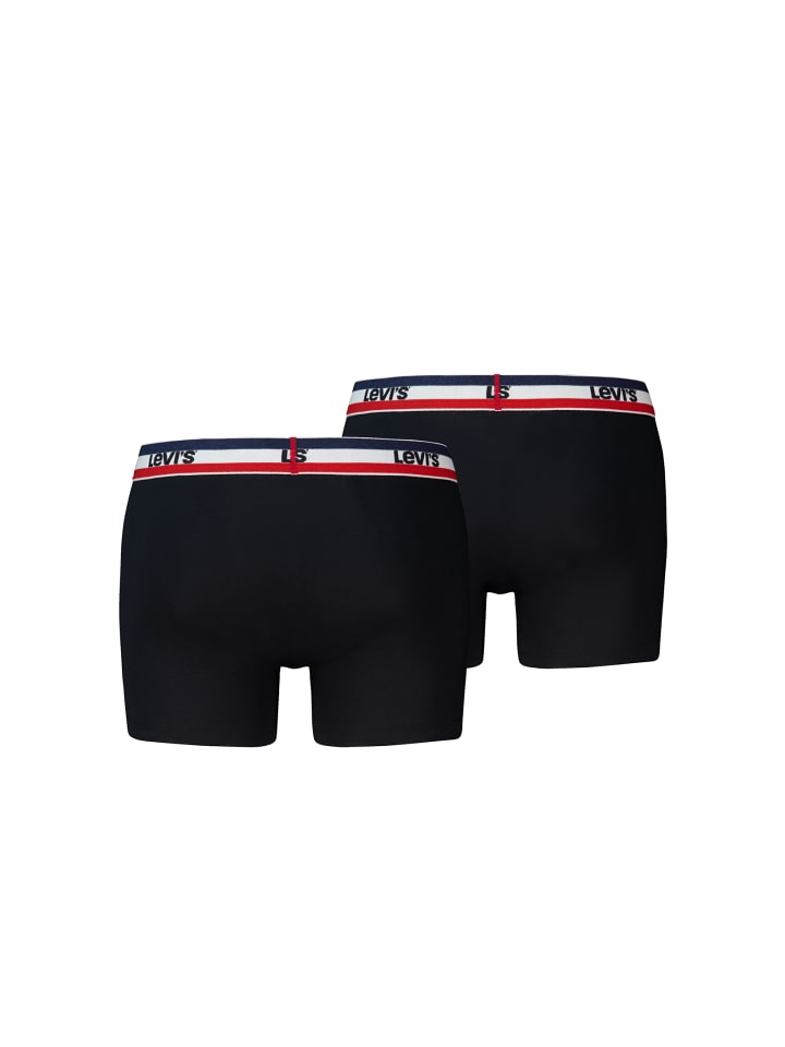 Levi´s Боксерские шорты LEVIS MEN REPEAT SPW LOGO BOXER BRIEF 2P черного цвета — фото 2