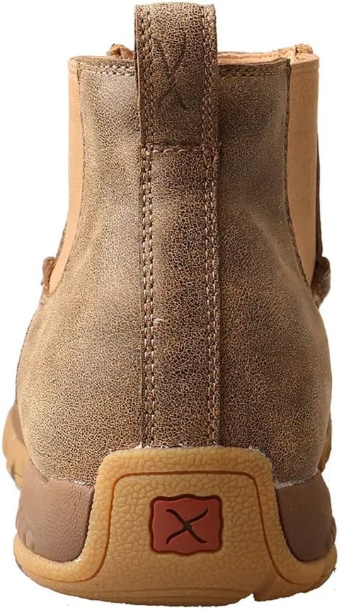 Ботинки Chelsea Driving Moc Twisted X Men's 4, Bomber & Tan — фото 4