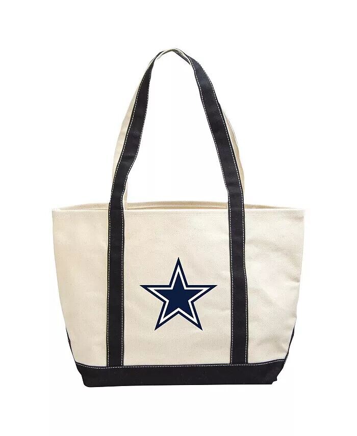 

Холщовая большая сумка Dallas Cowboys Logo Brands, бежевый