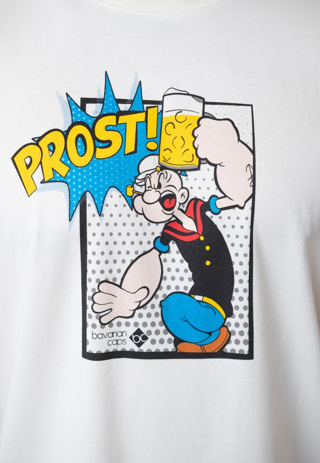 

Футболка с принтом POPEYE Bavarian Caps, бежевый