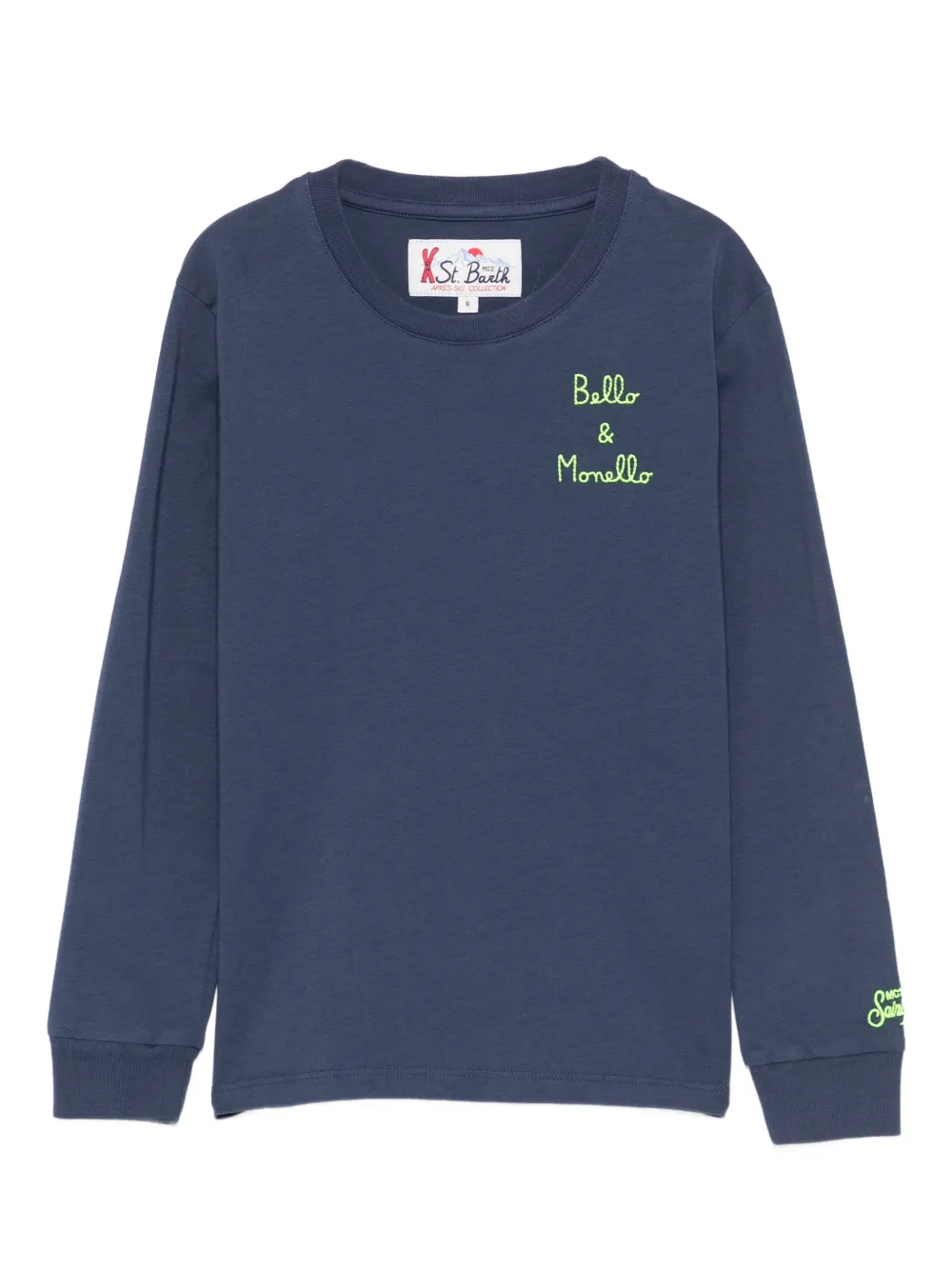 

Детская футболка Luton с длинными рукавами Mc2 Saint Barth Kids, синий