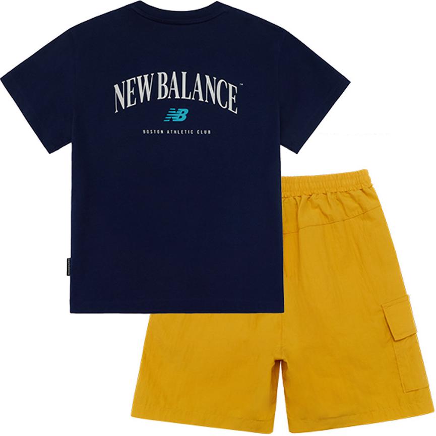New Balance Повседневная спортивная одежда navy blue детская — фото 4