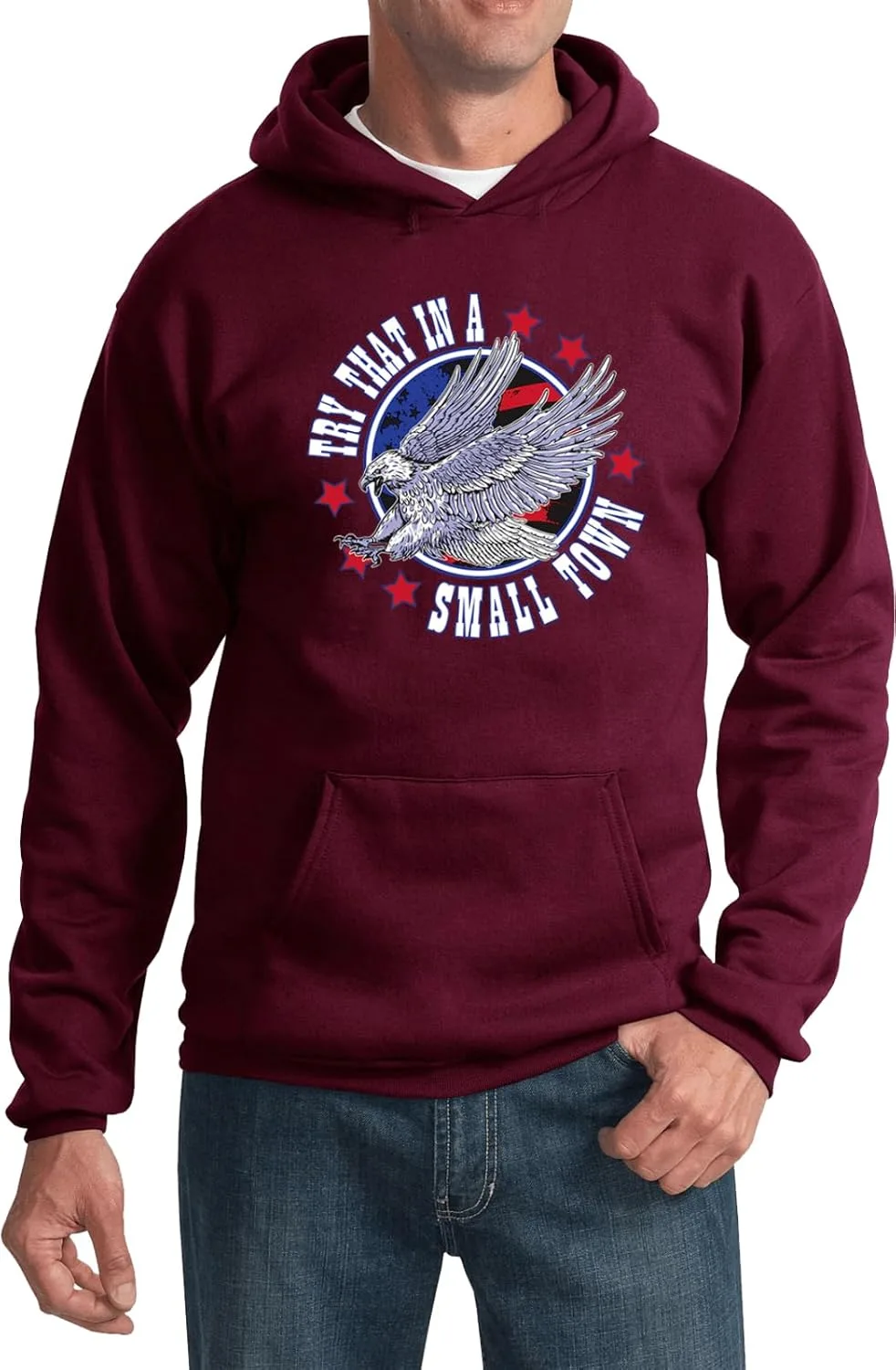 

Толстовка с капюшоном Try That in a Small Town Eagle Buy Cool Shirts