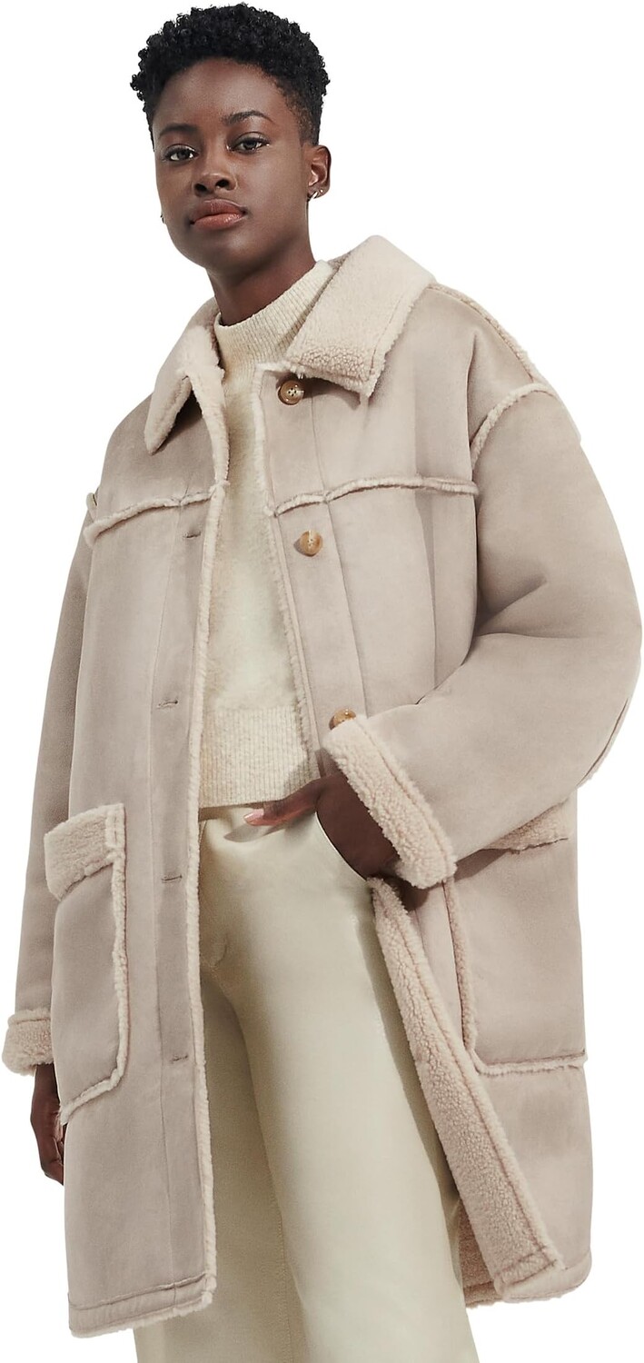 

Куртка Takara Luxefluff Mid Jacket UGG, песок