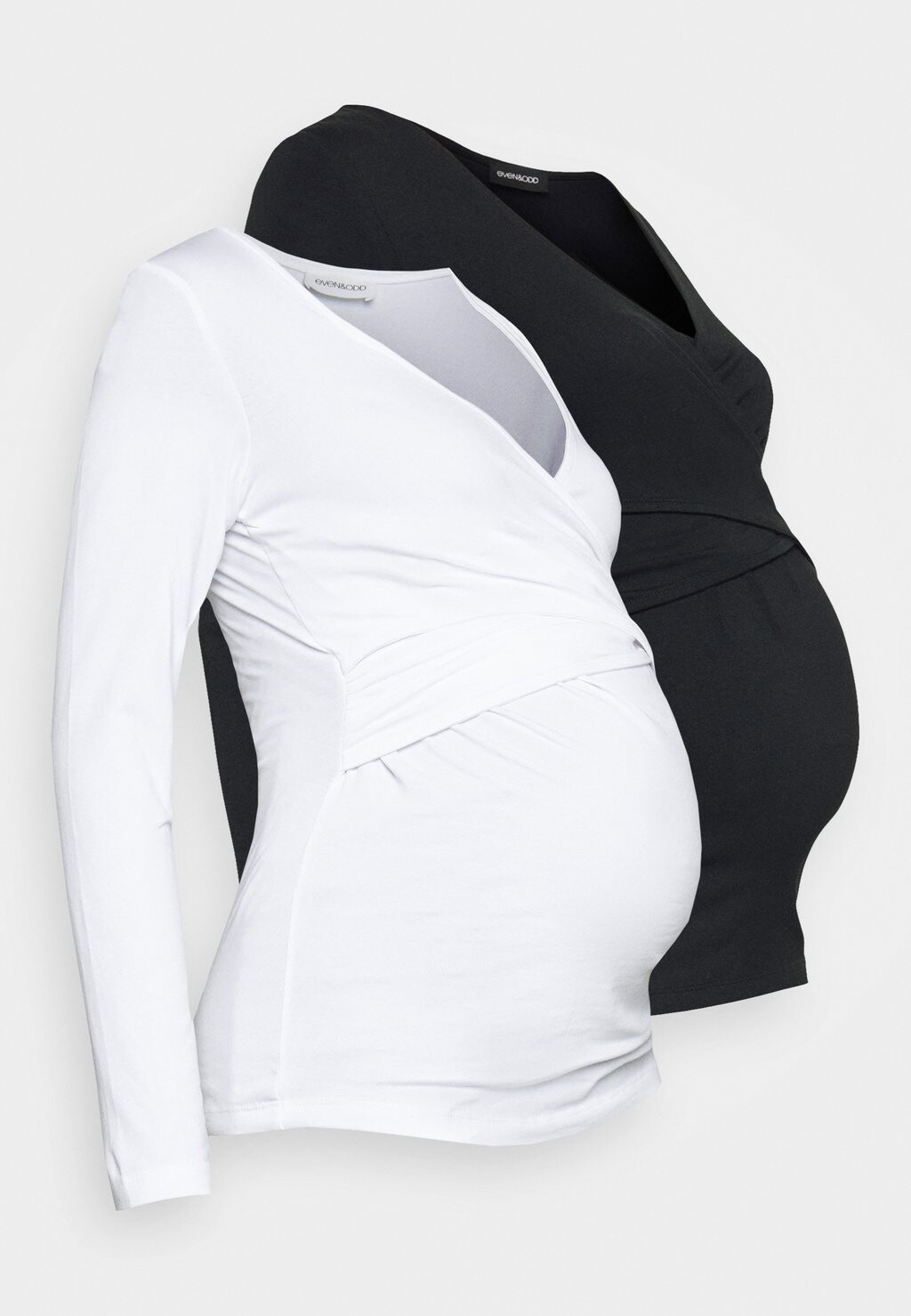 

Футболка с длинным рукавом 2 PACK NURSING Even&Odd, черный/белый