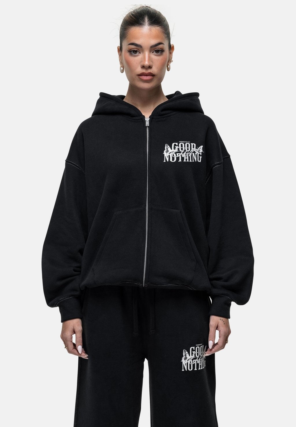 

Толстовка на молнии DAKOTA HOODIE Good For Nothing, черный