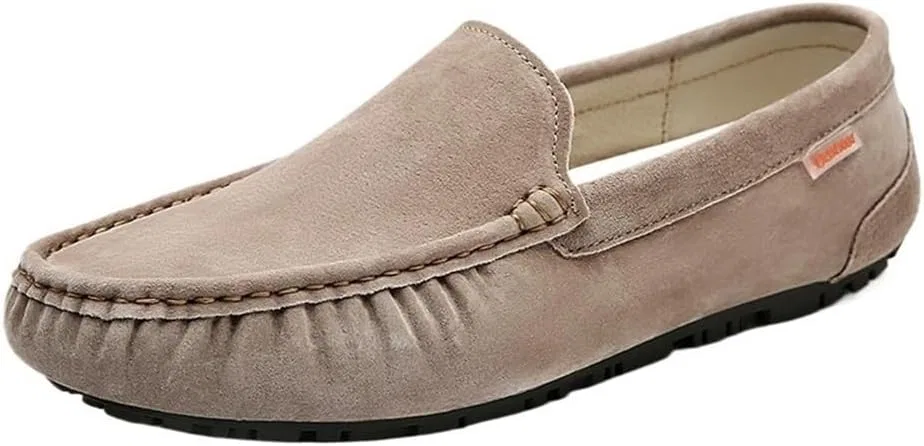 Мокасины замшевые мужские Vintage Loafers, бежевый DHFIRUFSHLO