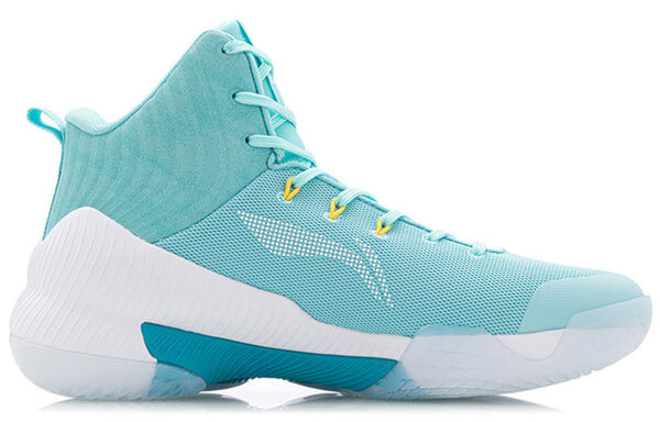 Кроссовки Li-Ning TD Shock Absorption Mid Tops Basketball Shoe, синий — фото 2