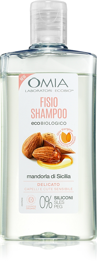 

Mandorla di sicilia интенсивный питательный шампунь для сухих волос с миндальным маслом Omia Laboratories, 200 мл