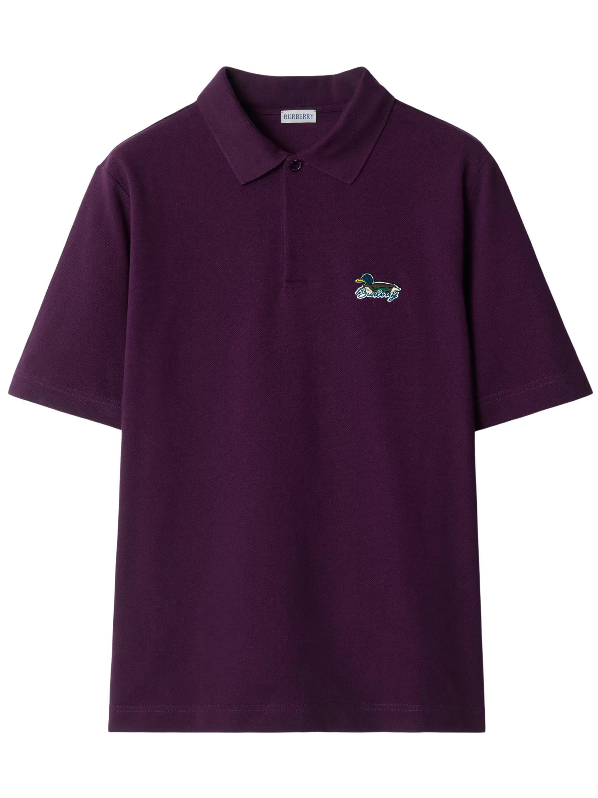 

Рубашка поло с логотипом Burberry, фиолетовый