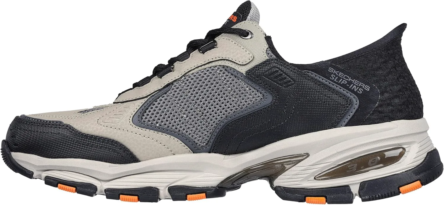 Мужские кроссовки Skechers Vigor 3.0 Drafting Slip-on без шнурков, черный — фото 3