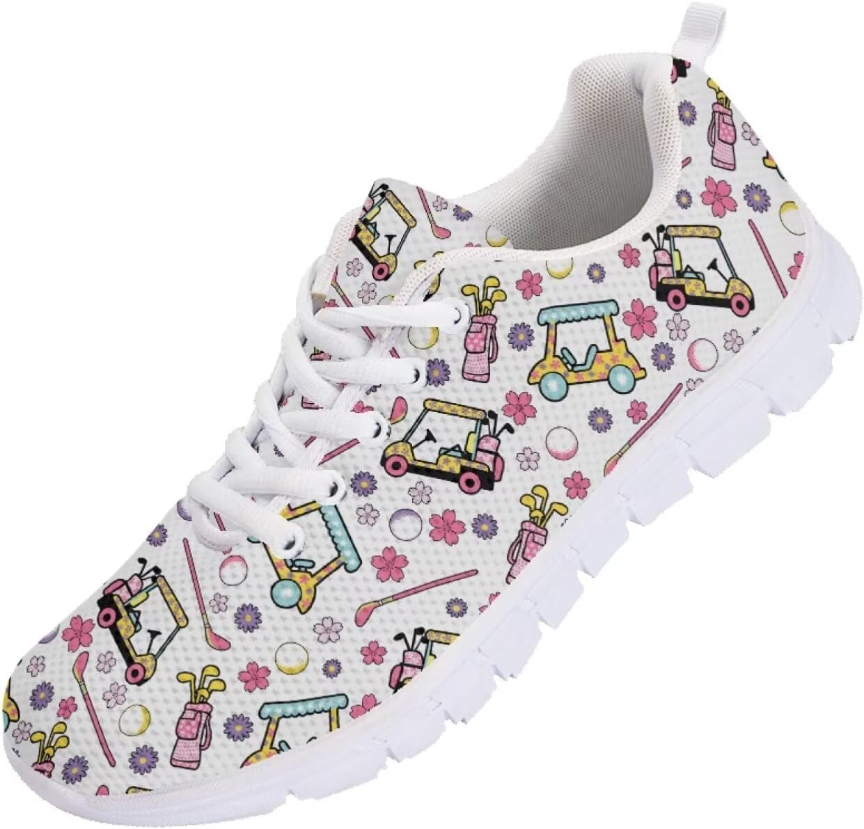 

Мужские кроссовки Funnydude Funny Print для бега, осенние, легкие, дышащие, повседневные теннисные кроссовки, Cartoon Golf