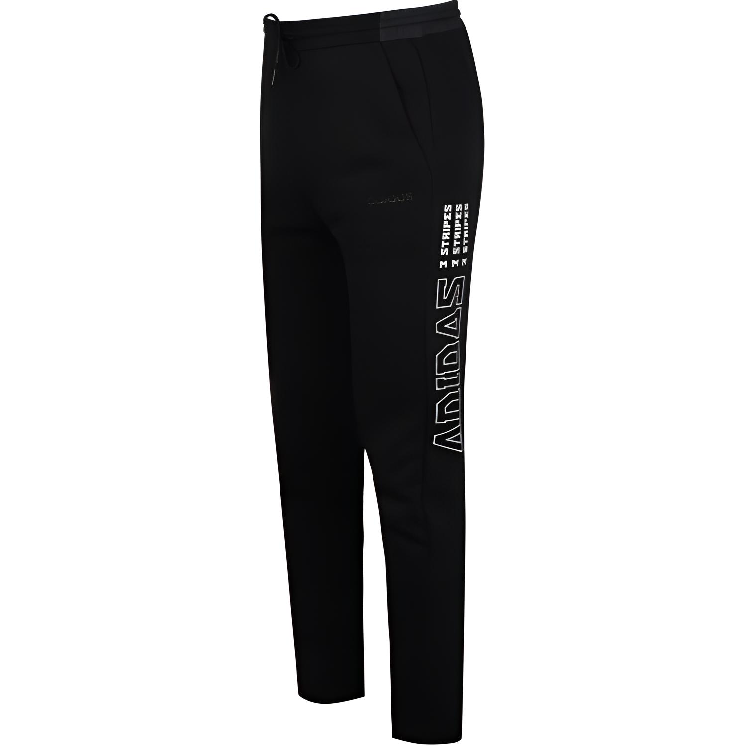 Adidas Neo Мужские спортивные штаны M FAV 3S TP Knitted черные — фото 4