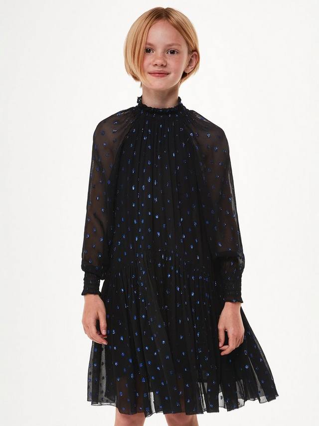 

Детское платье Effy Metallic Dobby Whistles, Blue/Multi