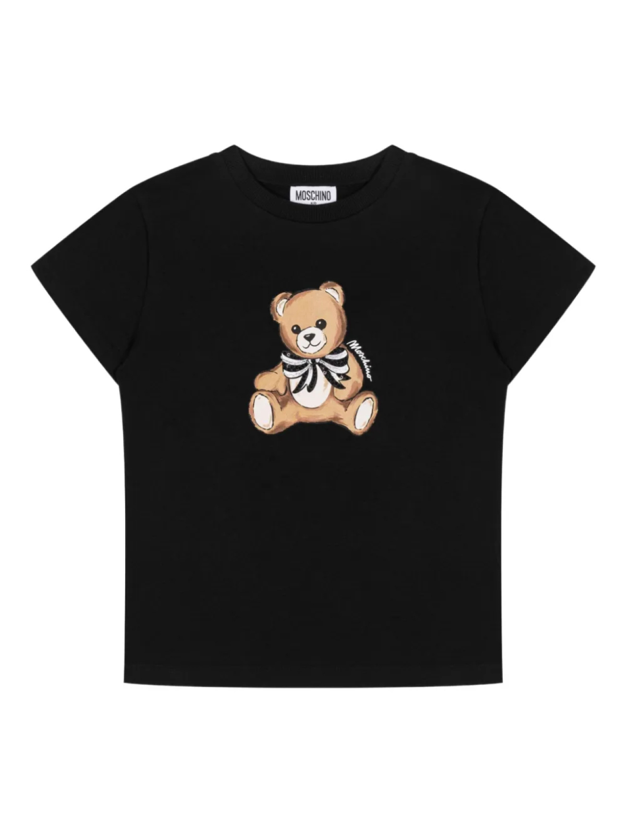 

Moschino Kids футболка с вышивкой Teddy Bear