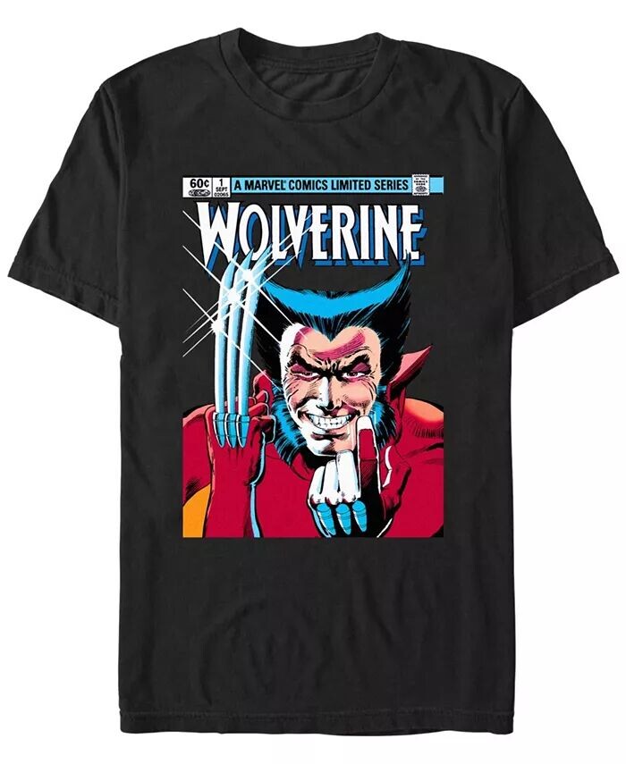 

Мужская футболка с коротким рукавом MVL Wolverine 1st Issue Fifth Sun, черный