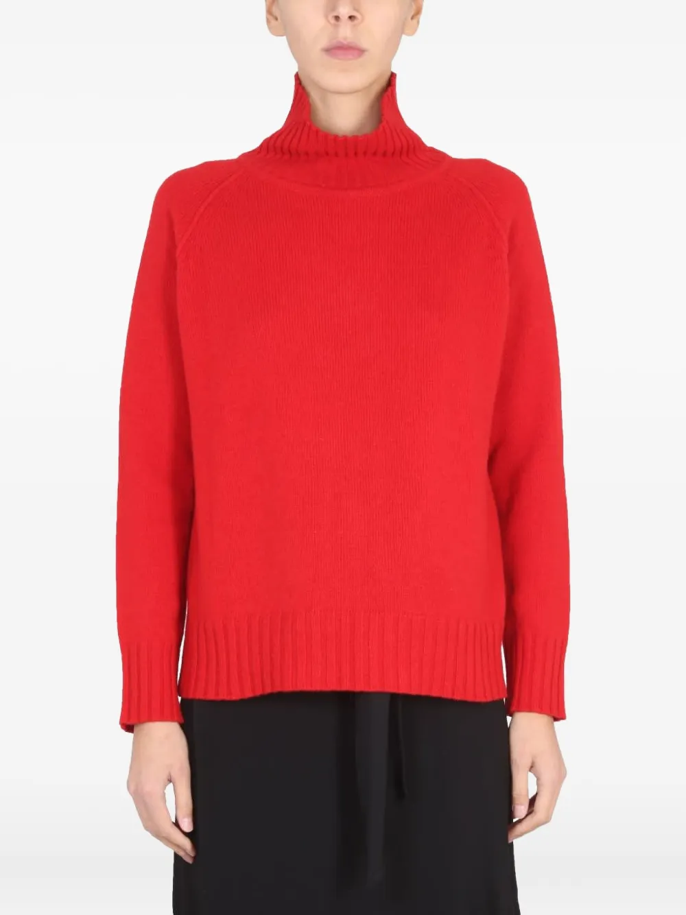 

Футболка с воротником-стойкой Stefano Mortari, красный