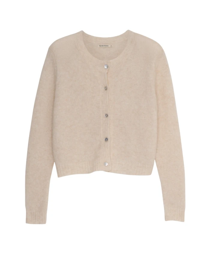 

Женский кардиган из плюща, лунный свет, энергия The New Society, бежевый