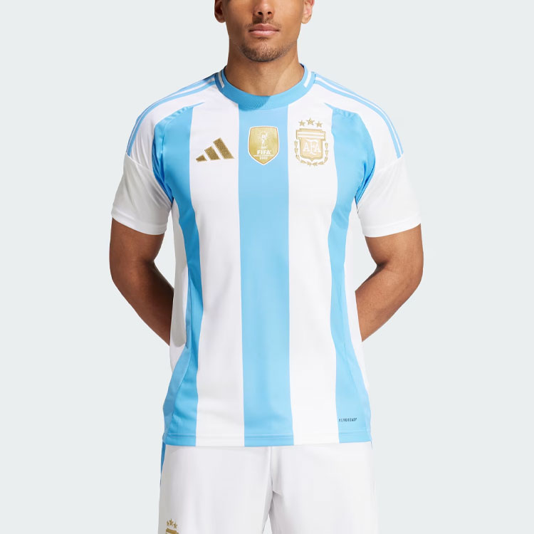 Футболка домашняя Аргентина 24 Adidas, сине-белая — фото 4