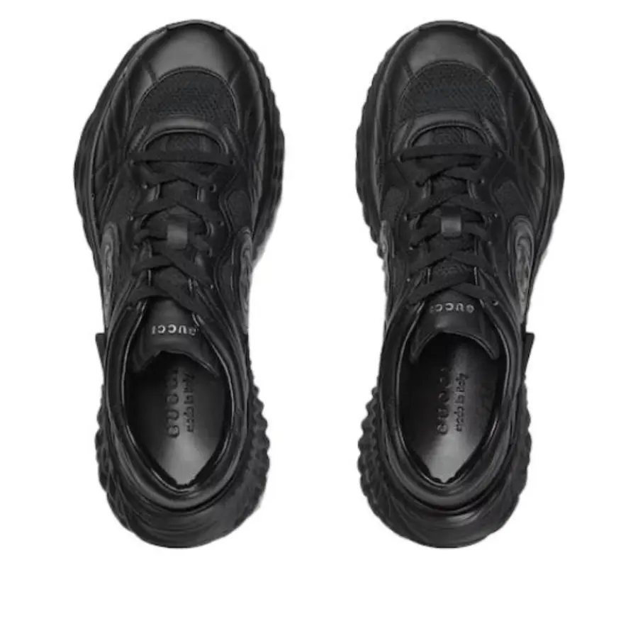 Кроссовки Gucci Ripple 'Black', черный — фото 3
