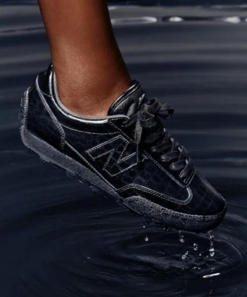 Унисекс кроссовки из натуральной кожи New Balance UGTR2SV чёрные — фото 2