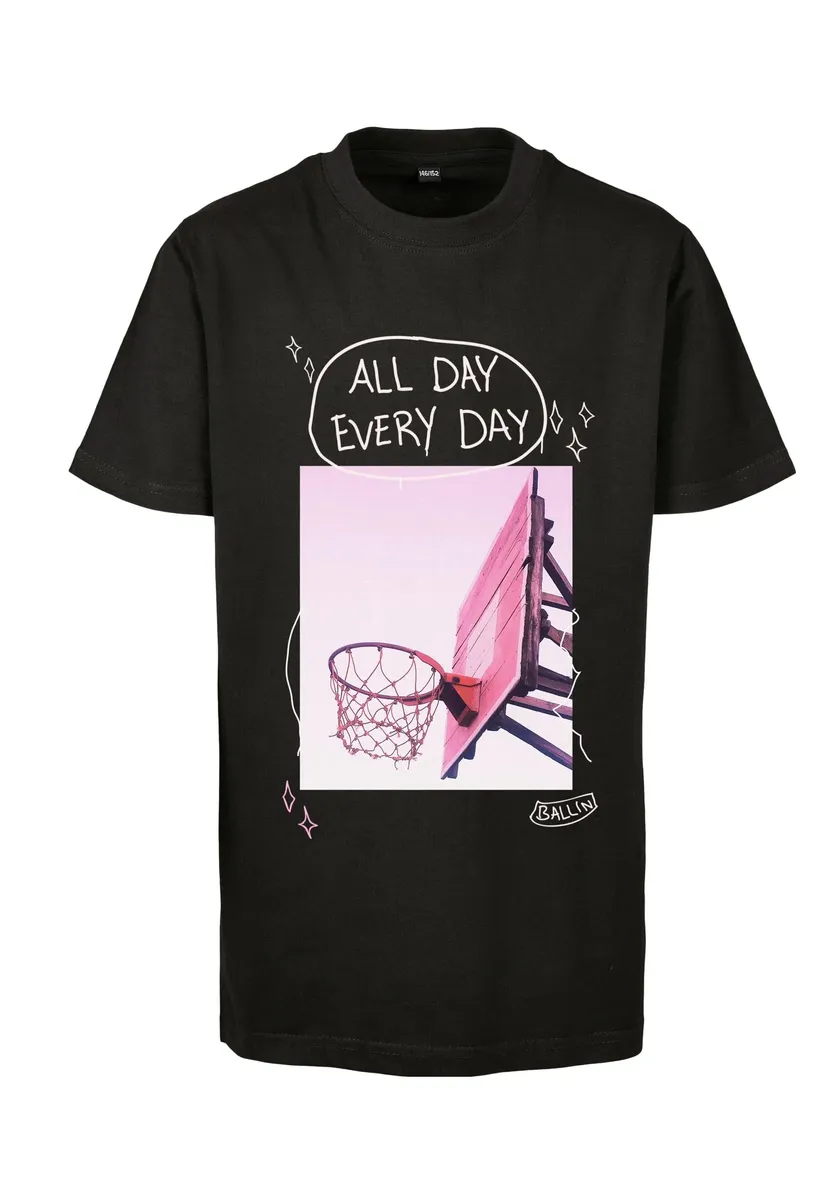 

Футболка Mister Tee "Мужская детская футболка Mister Tee на весь день, розовая футболка на каждый день" Mistertee, черный