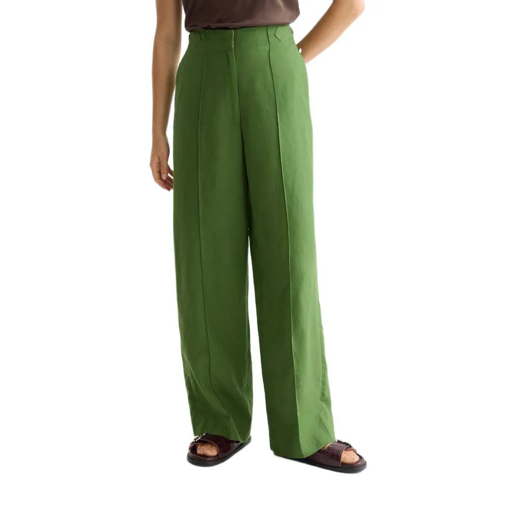 

Брюки Scotch & Soda Lou с широкими штанинами и высокой талией, зеленый